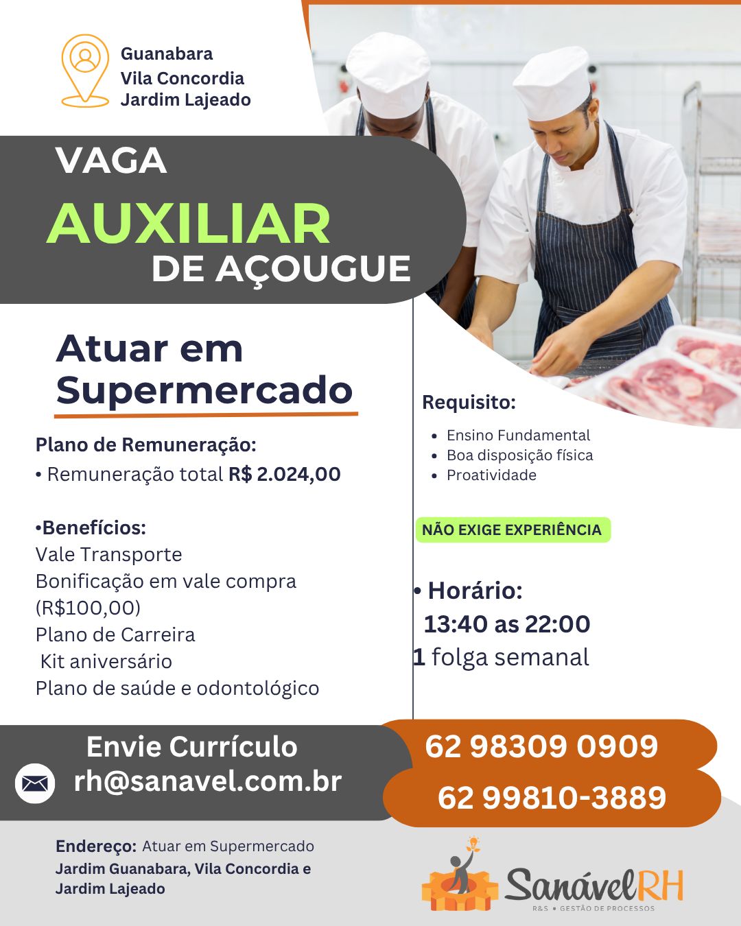 Auxiliar de Açougue