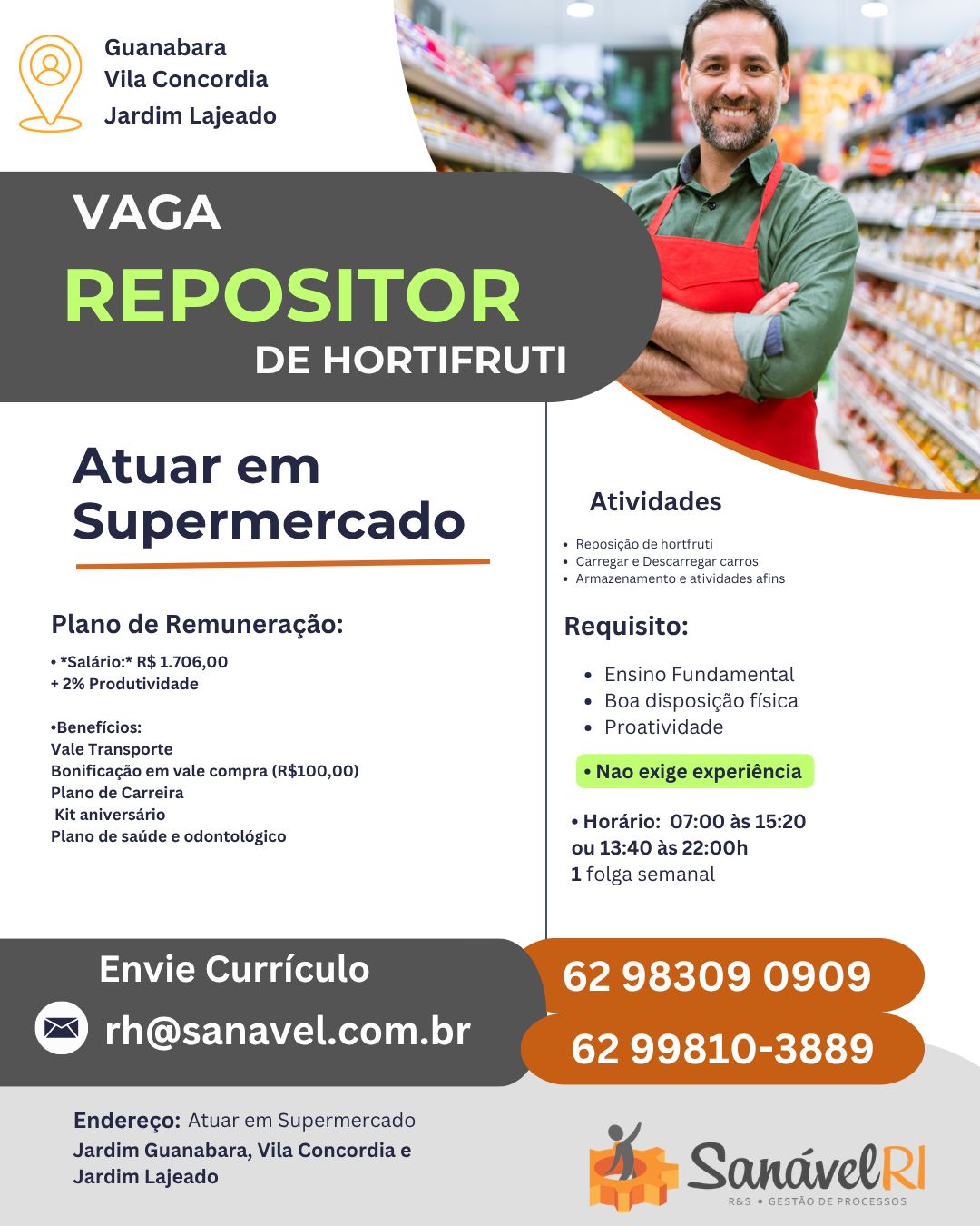 Repositor de Hortifrutti