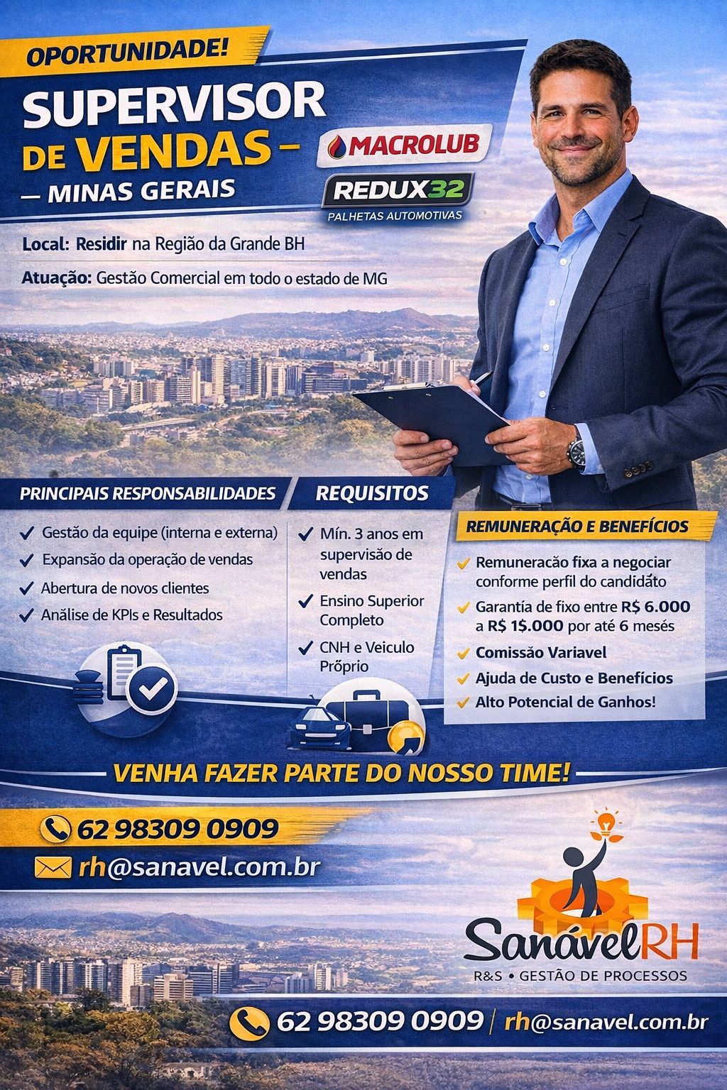 supervisores de venda