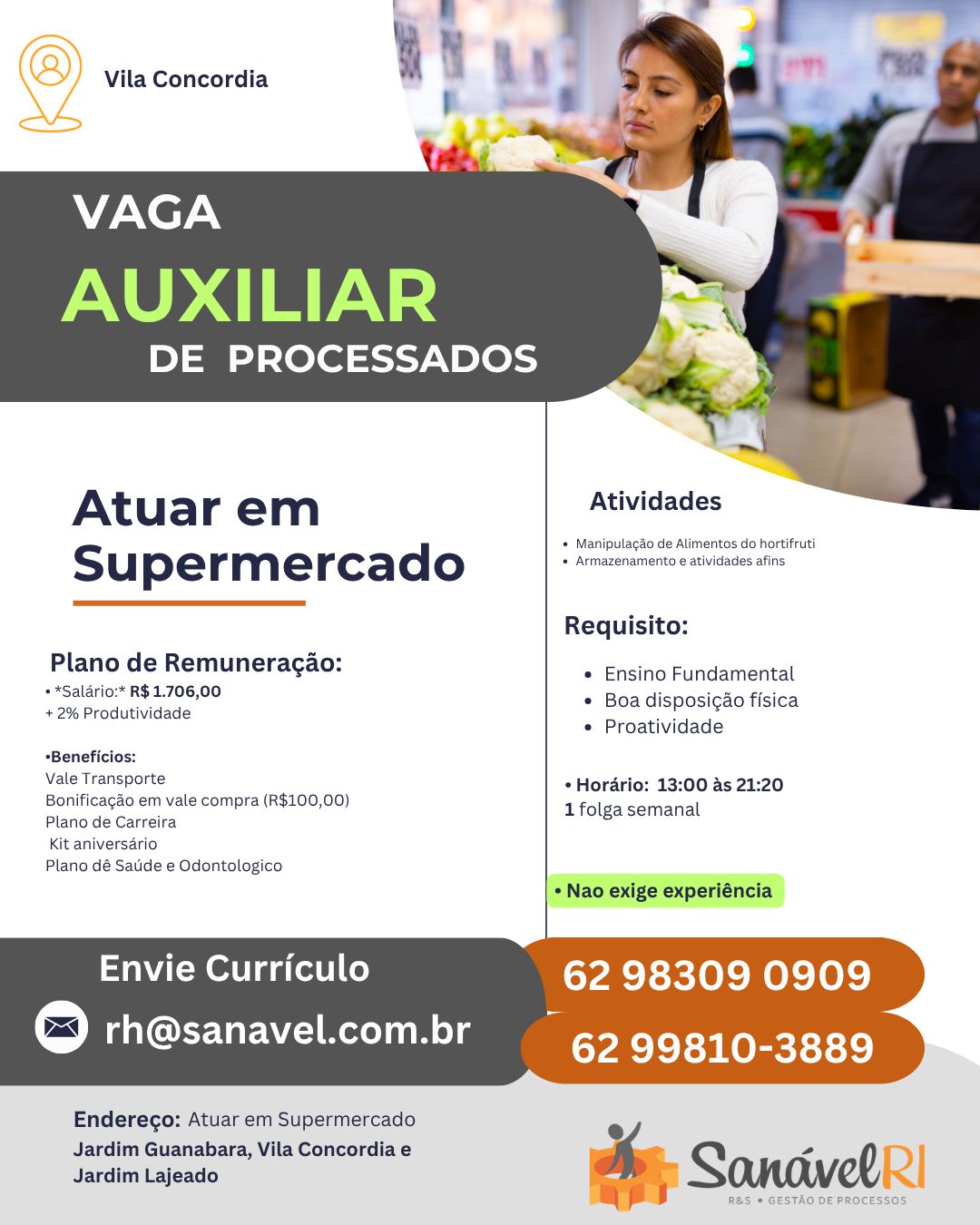 Auxiliar de processados